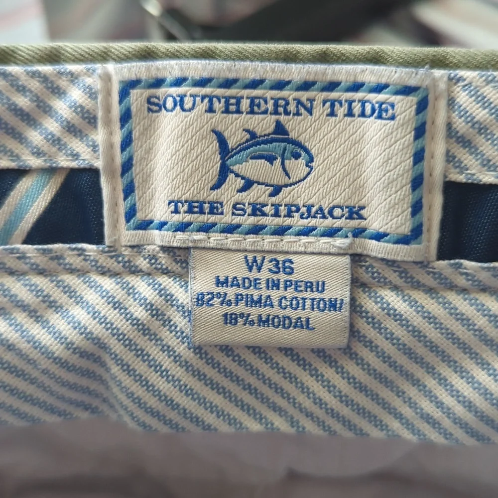 Southern Tide Olive Shorts